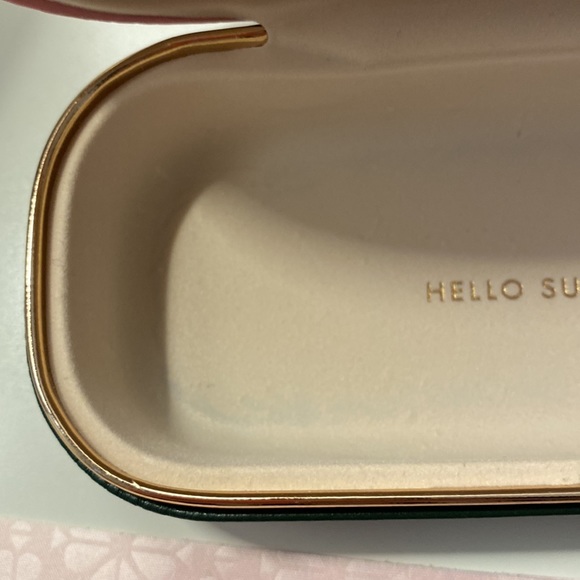 Kate Spade New York Black Hello Sunshine Sunglasses with Case and Cleaning Cloth - Picture 13 of 13